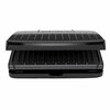 Black & Decker George Foreman Black Aluminum Nonstick Surface Grill and Panini Press 75 sq in GRS075B